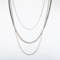 Elara - Layering Necklace Silver